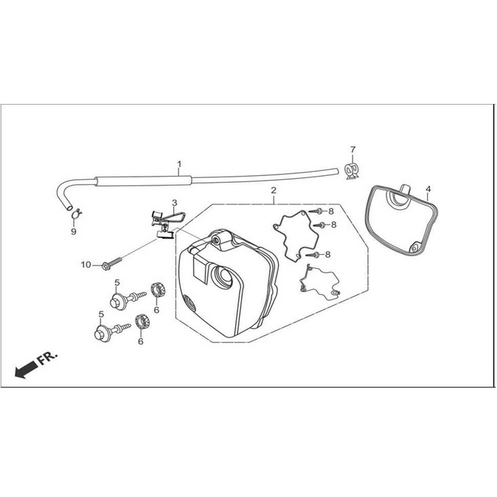 HERO DUET LX BRAKET HORTUM HAVALANDIRMA #HR-ORT F2972